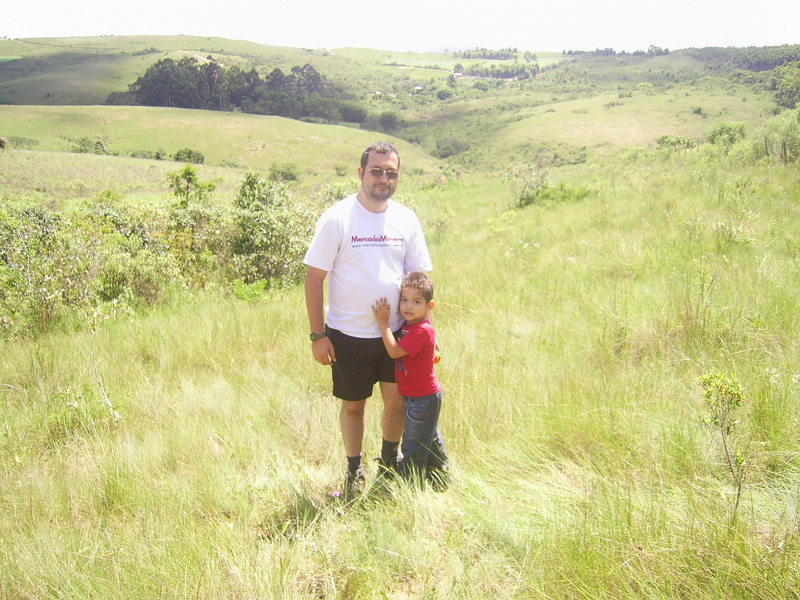 Eu e João Vítor na confluência - me and João Vítor at the confluence