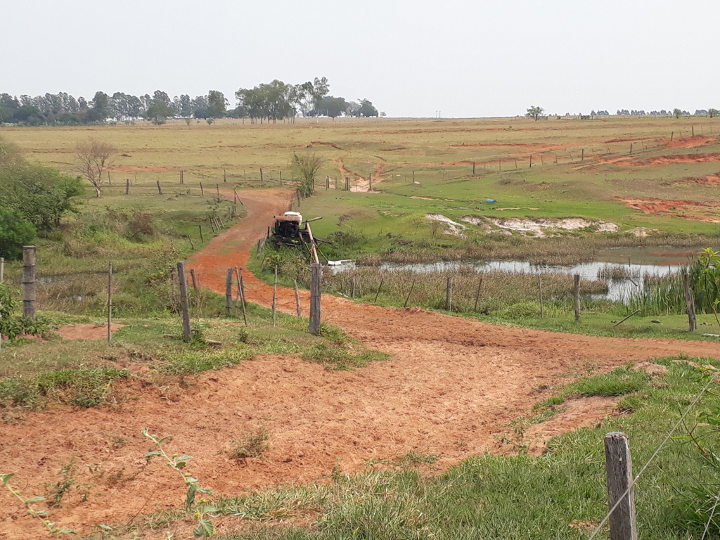 Local de travessia da área alagada – crossing point of flooded area