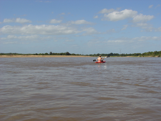 Gustavo going to the confluence