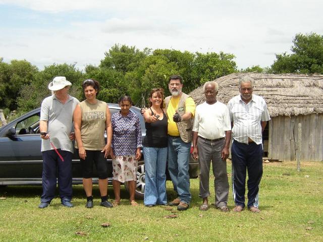 Roberto, Rozani, Irondina, Eurídice, J.Carlos, Floravante and Pedro (the neighbors)