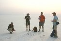 #11: Group taking a water break on the way to 21S 26E