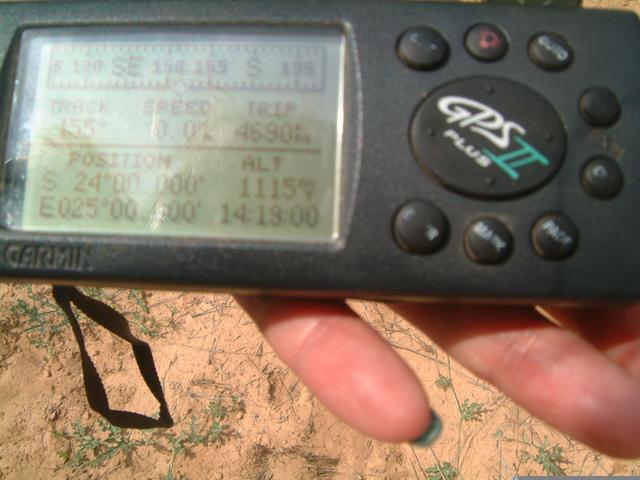 GPS reading