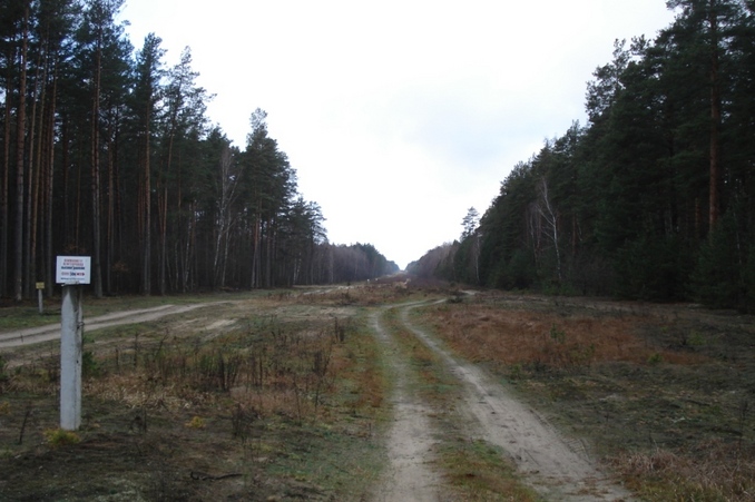 "Druzhba" pipeline. Here oil from Russia flows to Poland and Germany