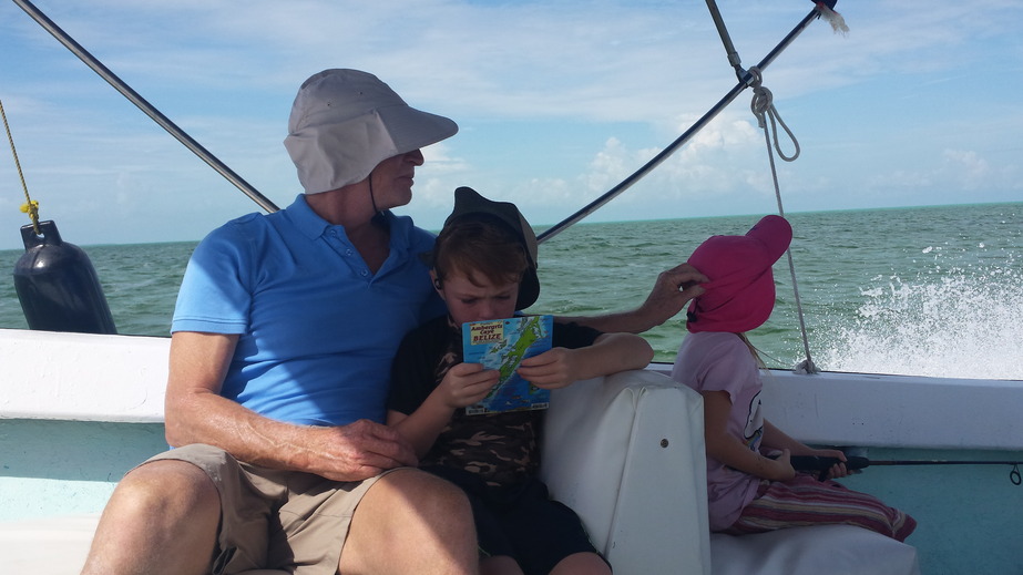 One can never be too young to learn to read a map!