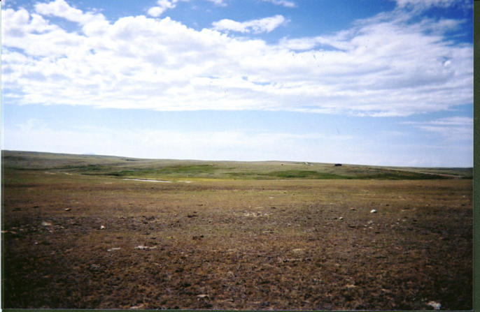 Looking west towards the Rocky Mountains