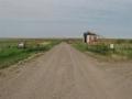 #6: The entrance gate to the confluence area.  The sign on the left says "Private Property. No Trespassing"