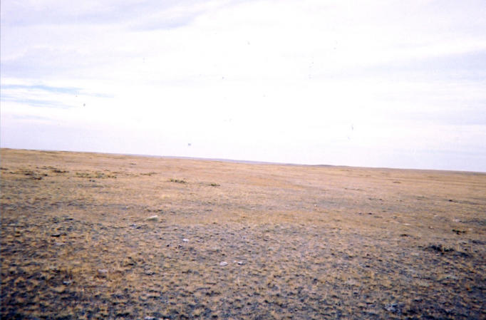 Looking west from confluence