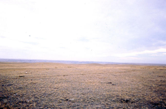 Looking south from confluence