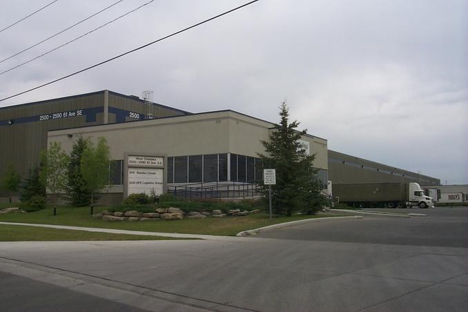 Beaulieu Canada warehouse in Ogden Industrial Park.  The keeper of the confluence.