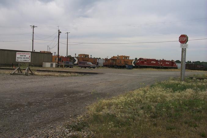 Canadian Pacific Railway Yards.