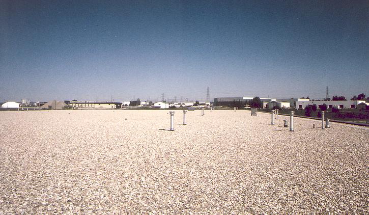 On roof looking North