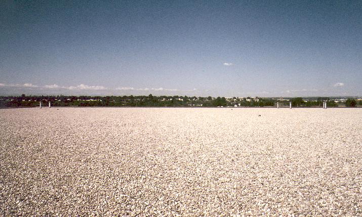 On roof looking West