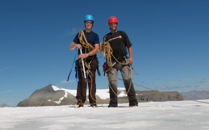 Brendan and Chris at the confluence