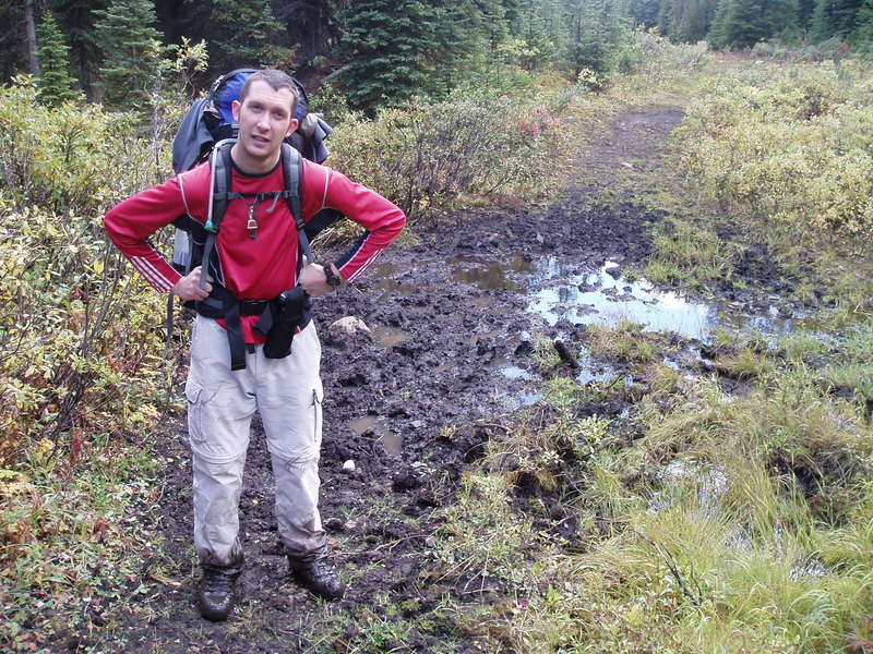 Keith on the trail