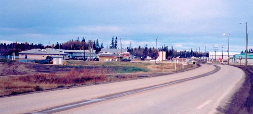 South end of Wabasca-Desmarais hamlet