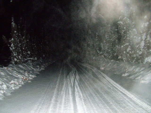 ice road facing south