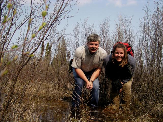 Brian and Lea at the confluence.