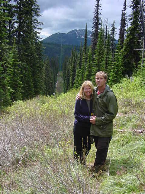 Looking west along boundary cut at John and Patsy