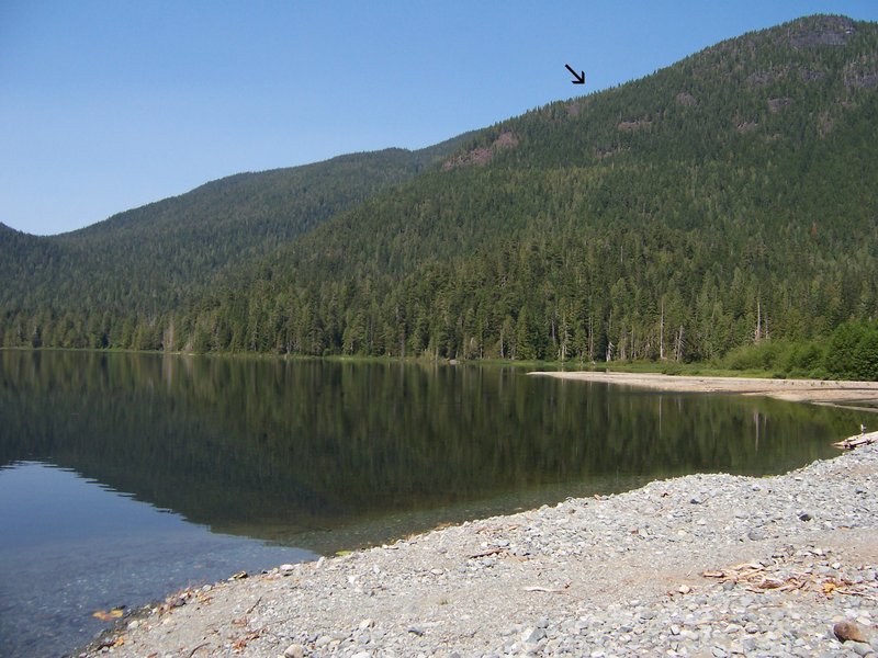 confluence is on the other side of this ridge