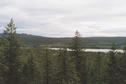 #2: From viewpoint on Highway 20, above Pyper Lake - confluence is 13.8km SE