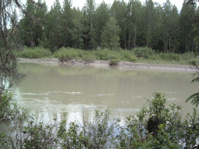 Creek during 2nd failed attempt (High water)