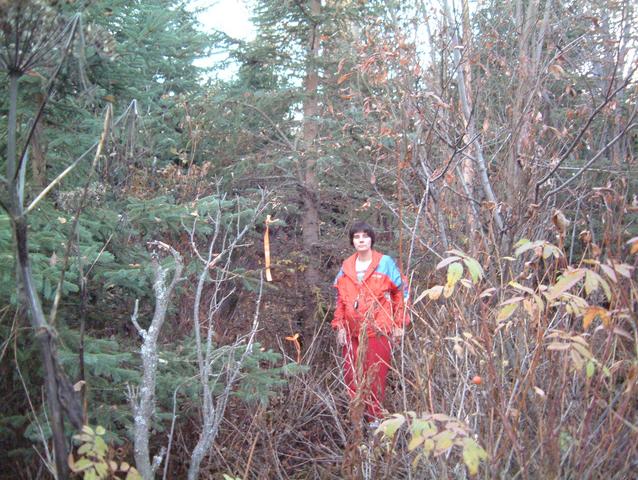 Tori standing at the confluence