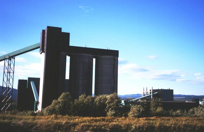 Mine buildings, Quintette Mine.