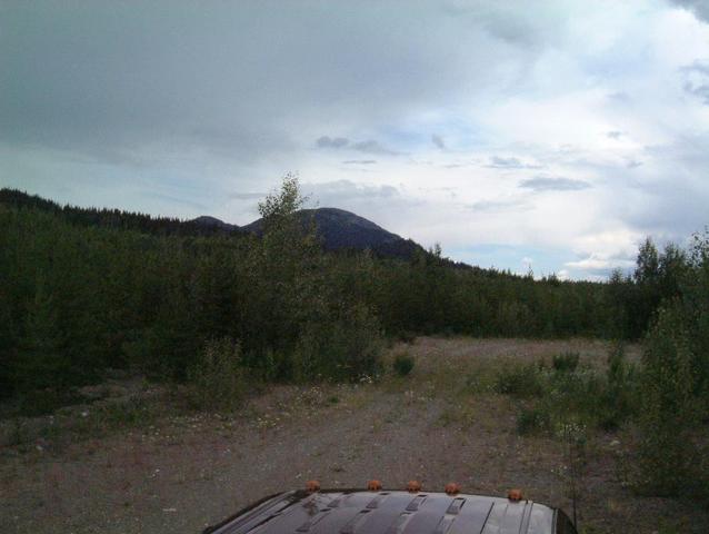 Looking West from the road.