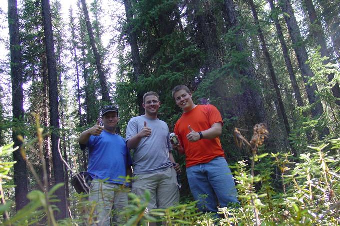 Alan, Tyler and Jerrod at the CP