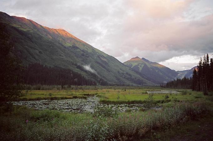 just past Echo Lake, looking ENE