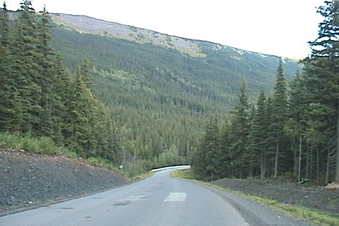 #1: east, towards confluence, from highway