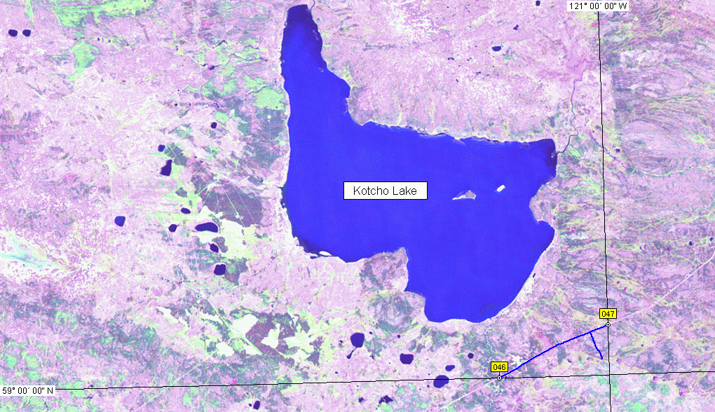 Landsat-7 satellite image (August, 2001)