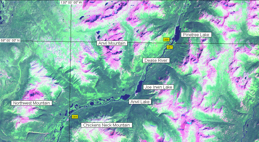 Landsat-7 satellite image (August, 2001)