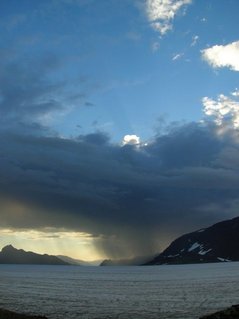 #1: Looking East across the Llewellyn glacier towards the 59°N 134°W confluence point