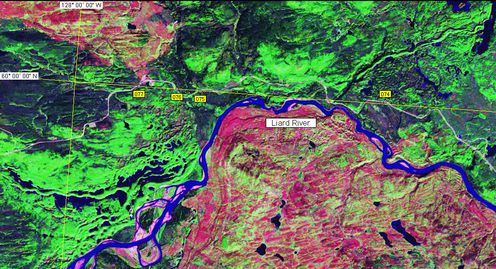 NASA Landsat satellite image (early 1990s)