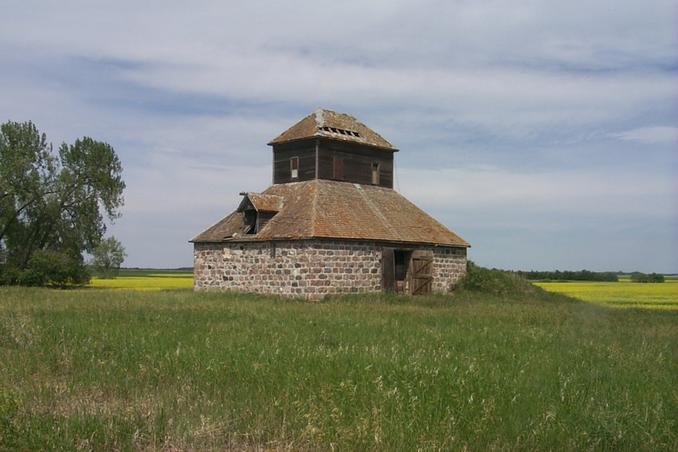 Old stone barn in the area.