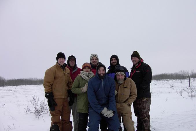 front row: Maria, Erwin, and Gerhard; back row: the other group also looking for 51 North 98 West