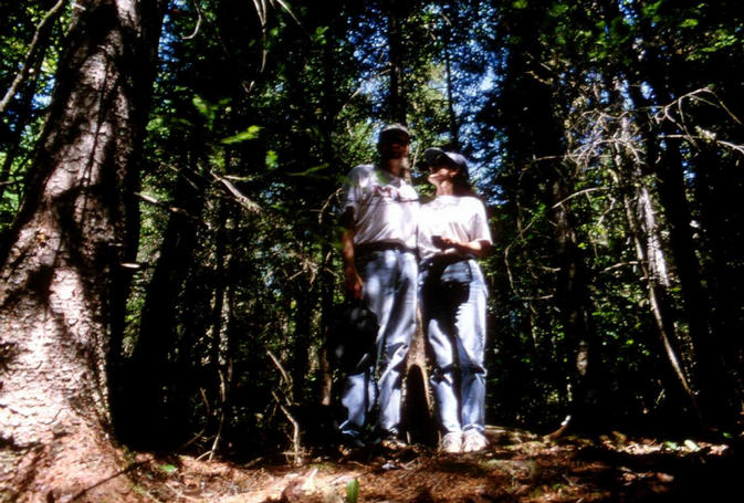 Mark and Elda at the confluence.