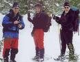 #6: Wayne Hounsell, Kena Pelley and Clarence Pelley at the confluence.