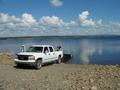 #2: At the launch site looking southeast towards the confluence point from 11 km away