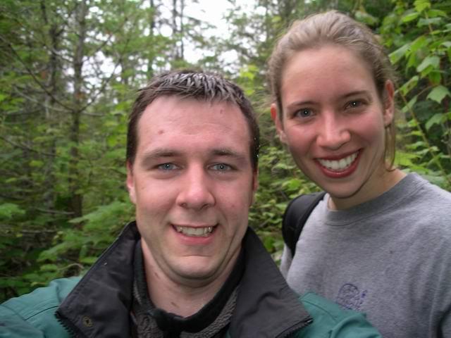 At the confluence and wet as a Newfoundland bog!