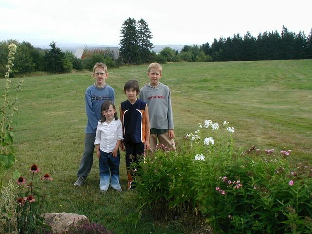 Isaac Matheson, Hilary MacAuley, Breagh MacAuley and Wade Matheson told me the name of the pond.