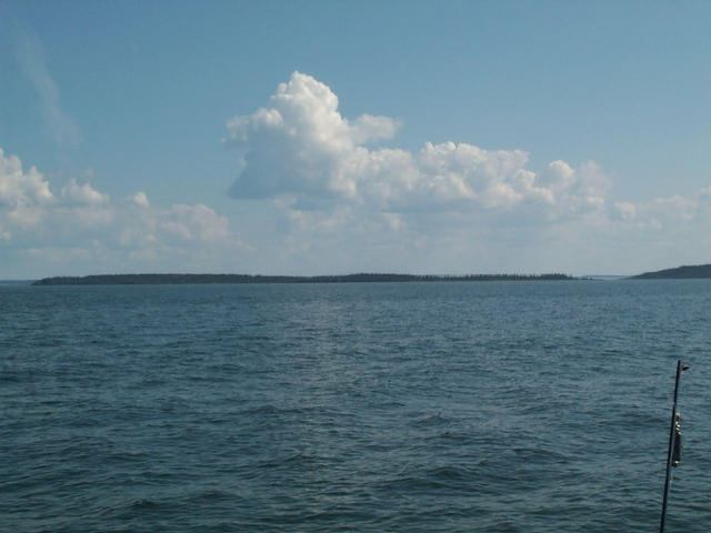 Easterly towards Blanchette island