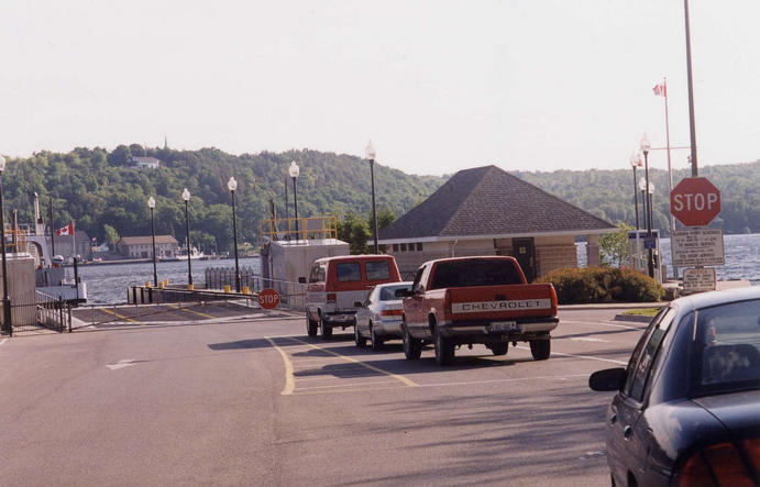 Waiting for the ferry to cross over to Prince Edward County