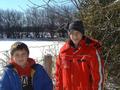 #6: David and Patrick with the confluence in the background