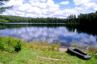 #1: The small lake in which the confluence lies.