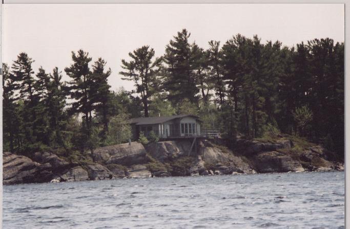 A consequence of the local geology - most cottages look like they were just dropped out of the sky.