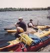 #4: Todd and Jer, taking a break from paddling.