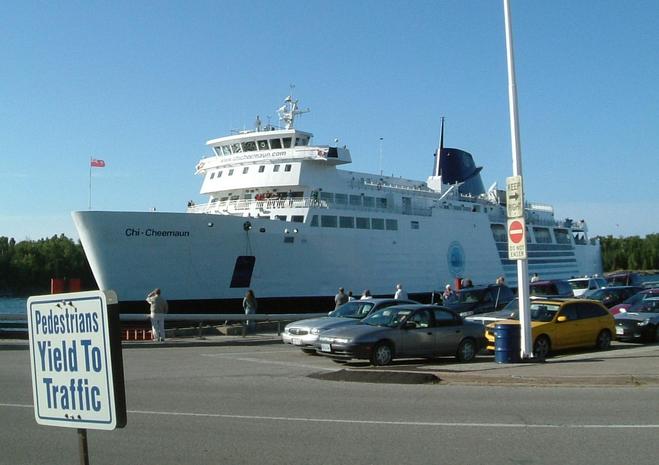 Chi-Cheemaun Ferry ("the Big Canoe")