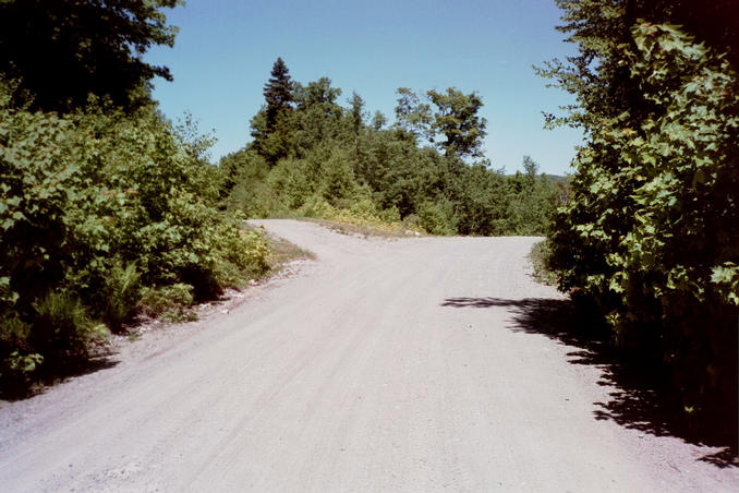 Fork in road.